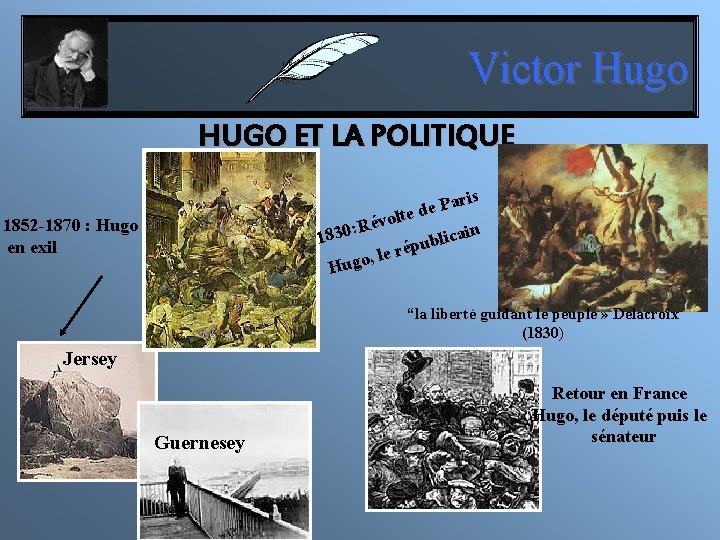 Victor Hugo HUGO ET LA POLITIQUE ris a P e lte d o v