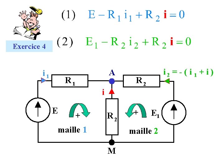 Exercice 4 i 1 A R 1 i 2 = - ( i 1