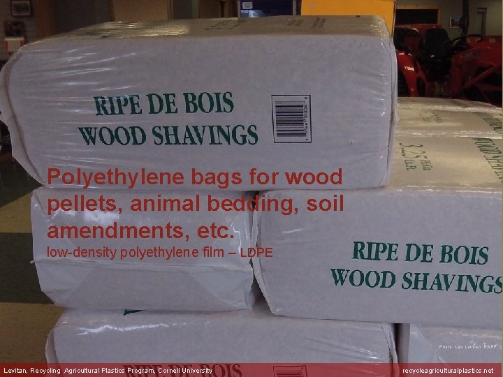 Polyethylene bags for wood pellets, animal bedding, soil amendments, etc. low-density polyethylene film –