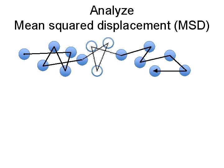 Analyze Mean squared displacement (MSD) 