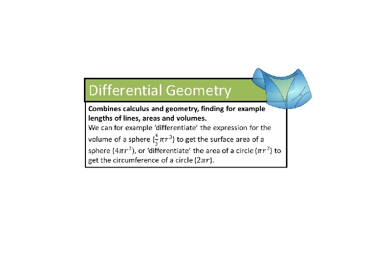 Differential Geometry 