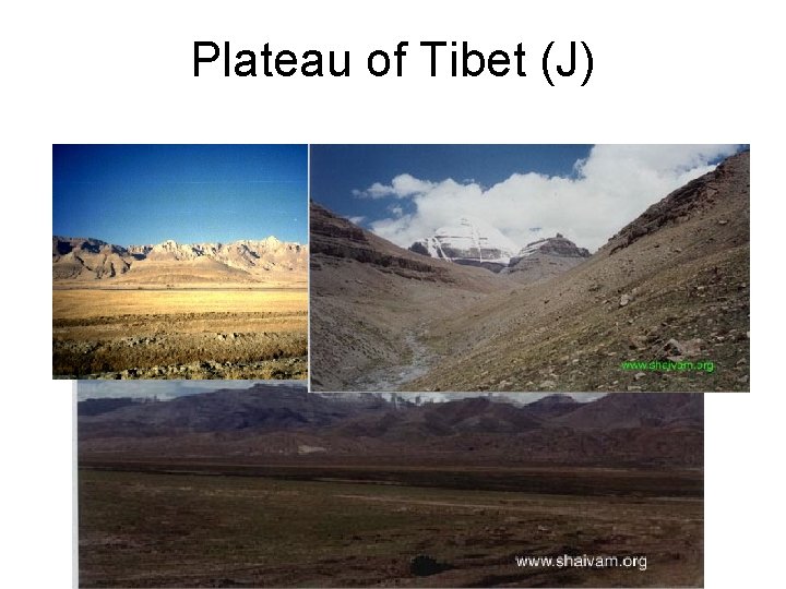 Plateau of Tibet (J) 