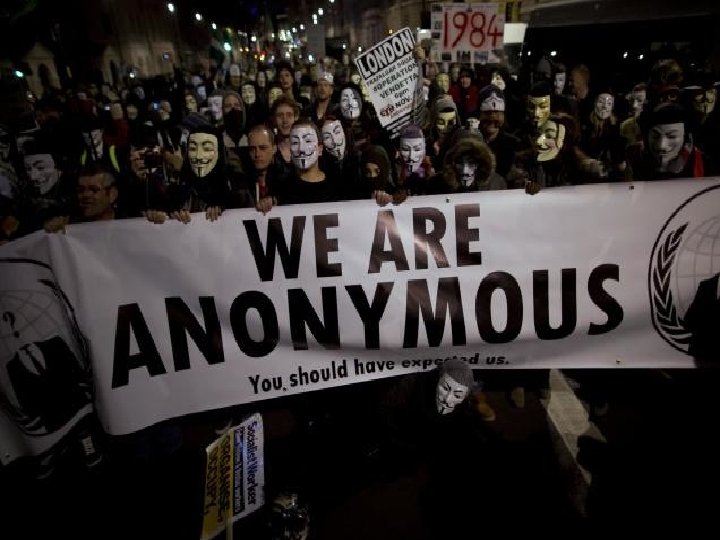 Do. S Attack Case Study • Bollywood versus Anonymous • Anonymous are a loosely