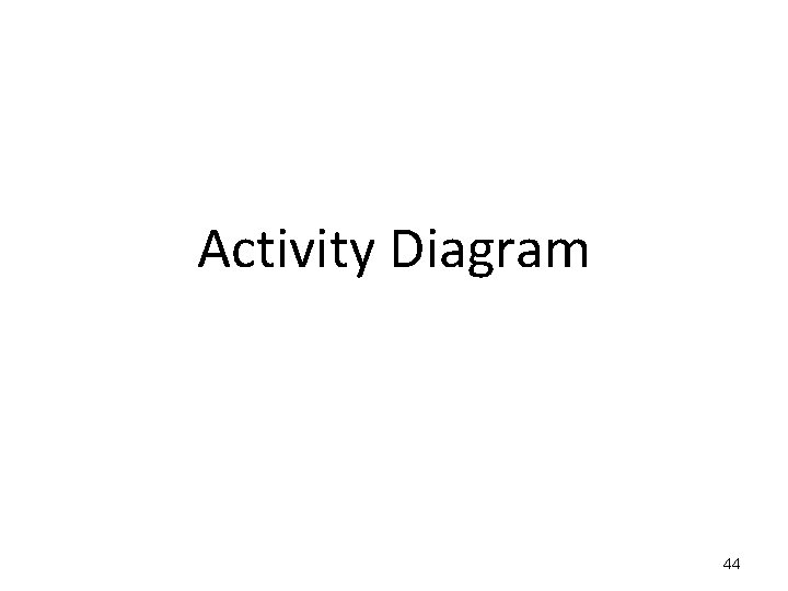 Activity Diagram 44 