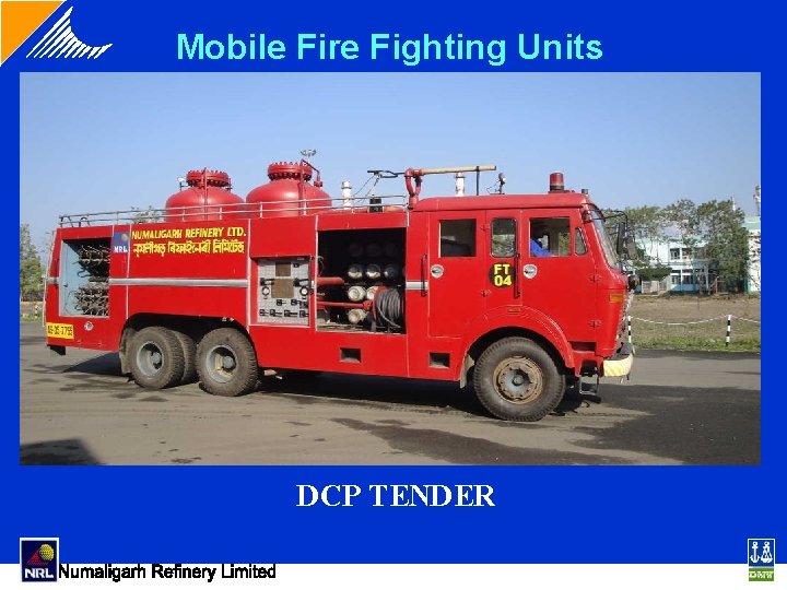 Mobile Fire Fighting Units DCP TENDER Mobile Fire Fighting Units DCP TENDER