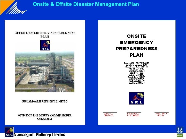 Onsite & Offsite Disaster Management Plan Onsite & Offsite Disaster Management Plan