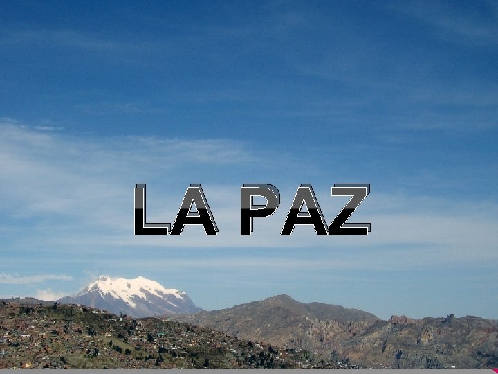  LA PAZ 