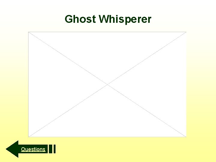 Ghost Whisperer Questions 