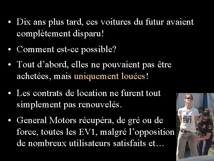  • Dix ans plus tard, ces voitures du futur avaient complètement disparu! •