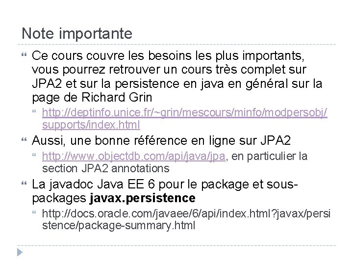 Persistance dans Java EE 6 JPA 2 et