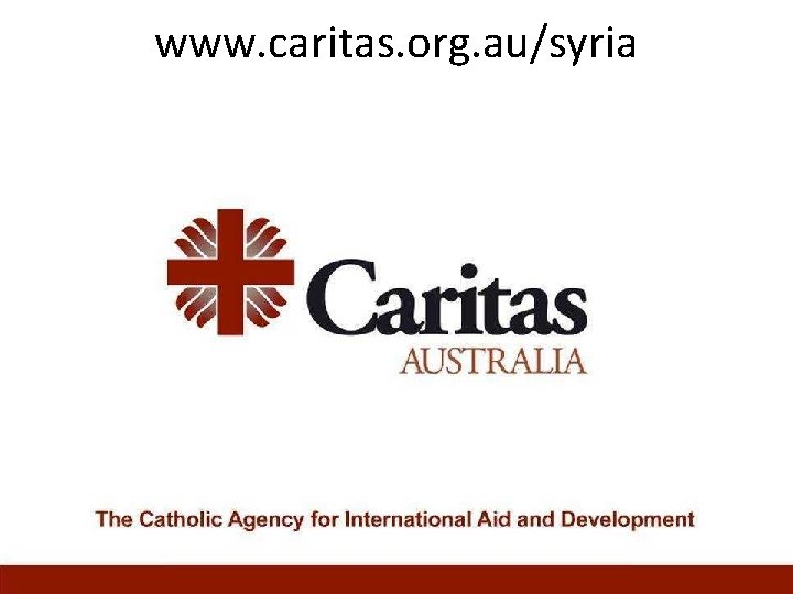 www. caritas. org. au/syria 