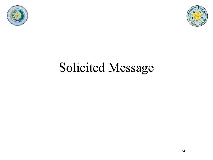 Solicited Message 24 Solicited Message 24