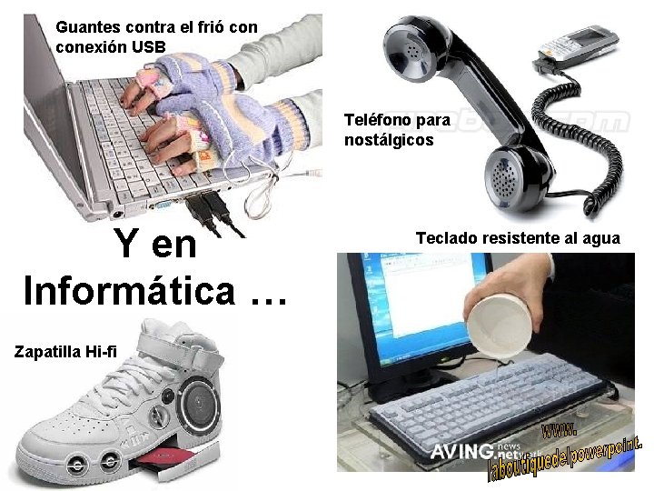 Guantes contra el frió conexión USB Teléfono para nostálgicos Y en Informática … Zapatilla
