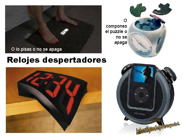 O compones el puzzle o no se apaga O lo pisas o no se