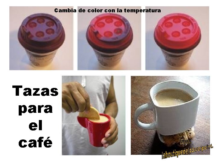 Cambia de color con la temperatura Tazas para el café 