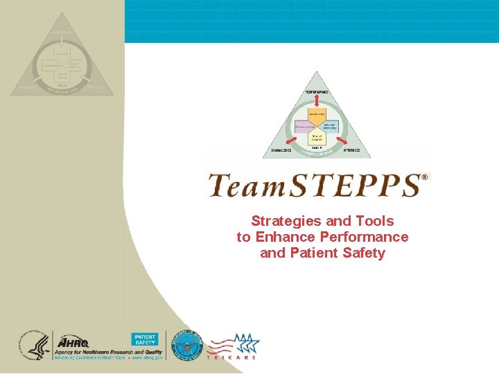 Strategies and Tools to Enhance Performance and Patient Safety 