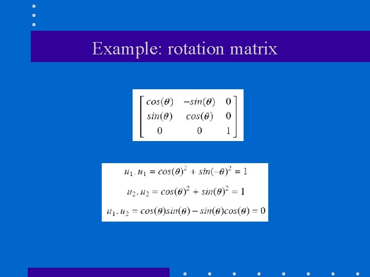 Computer Graphics Rotation Matrix 2 D3 D Geometric Transformations CS 485685 Computer