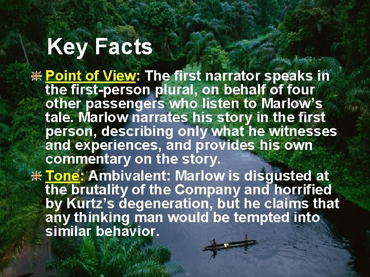 Key Facts Point of View: The first narrator speaks in the first-person plural, on