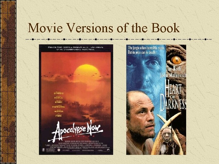 Movie Versions of the Book 