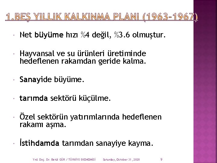  Net büyüme hızı %4 değil, %3. 6 olmuştur. Hayvansal ve su ürünleri üretiminde