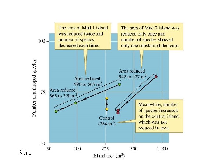Manipulating Island Area Skip 