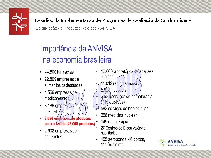 Desafios da Implementação de Programas de Avaliação da Conformidade Certificação de Produtos Médicos -