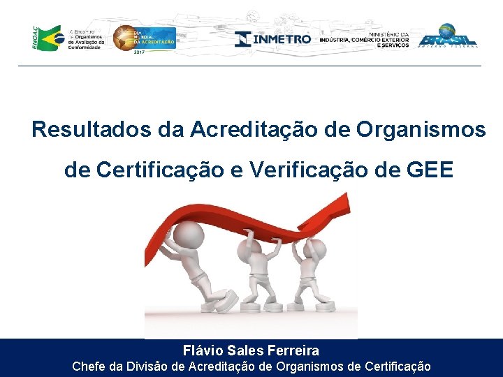 Resultados da Acreditação de Organismos de Certificação e Verificação de GEE Flávio Sales Ferreira