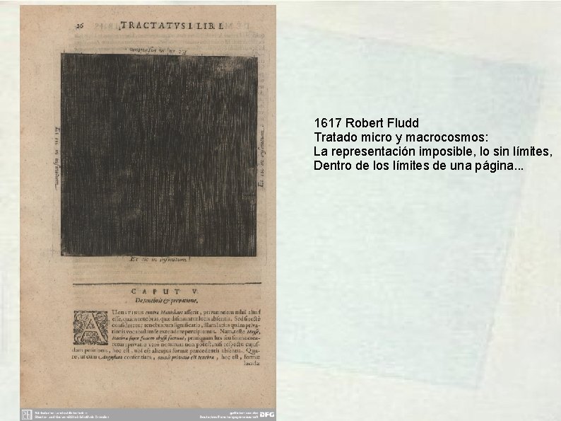 1617 Robert Fludd Tratado micro y macrocosmos: La representación imposible, lo sin límites, Dentro