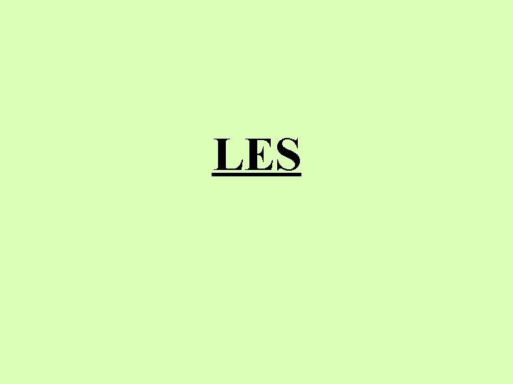 LES 