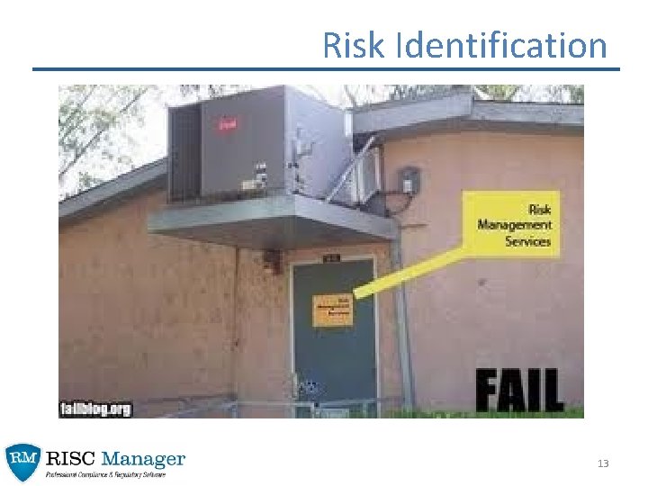 Risk Identification 13 