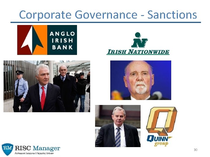 Corporate Governance - Sanctions 30 