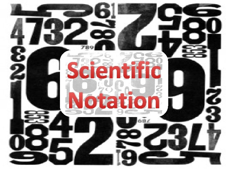 Scientific Notation 