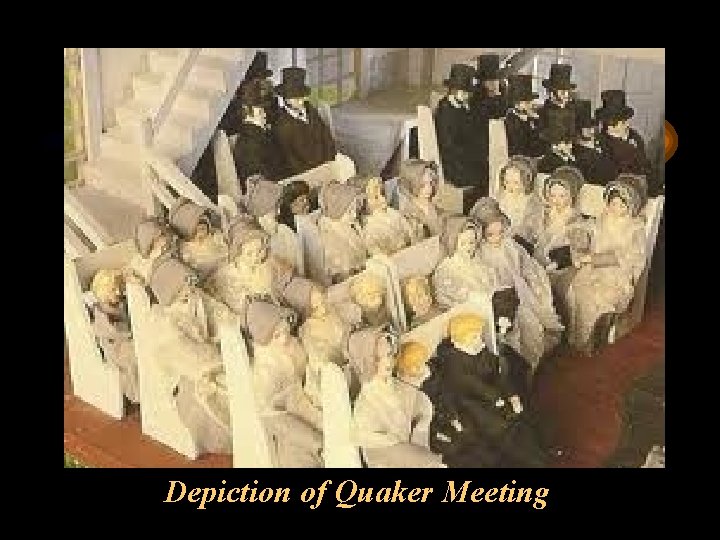 Depiction of Quaker Meeting 