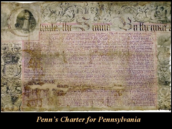 Penn’s Charter for Pennsylvania 