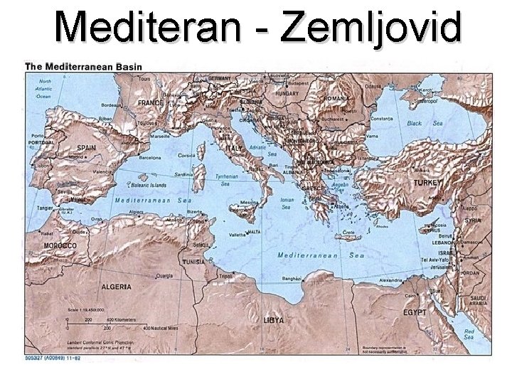 Mediteran - Zemljovid 