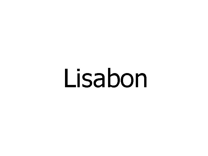 Lisabon 