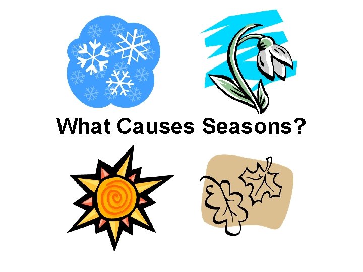 What Causes Seasons? 