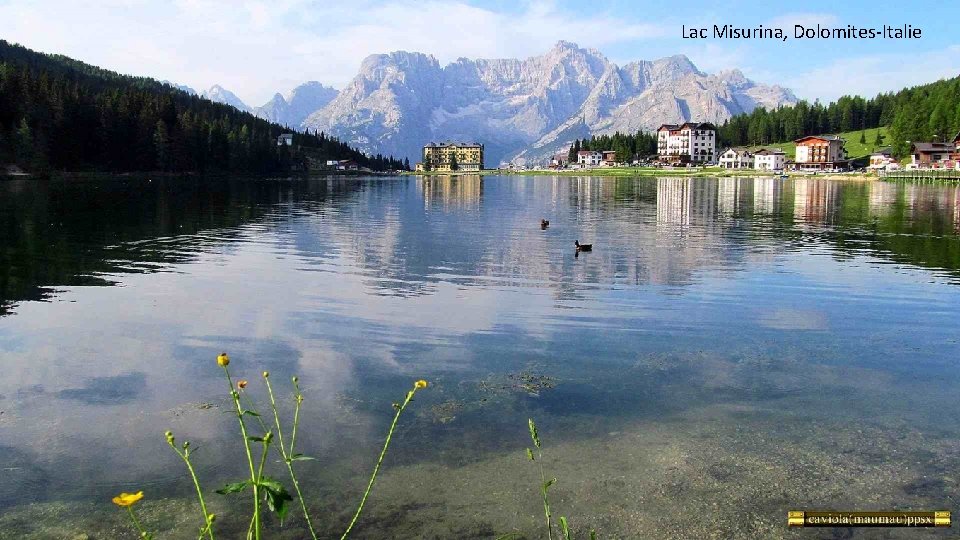 Lac Misurina, Dolomites-Italie 