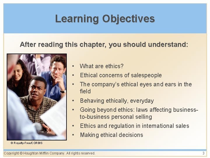 Learning Objectives After reading this chapter, you should understand: • What are ethics? •