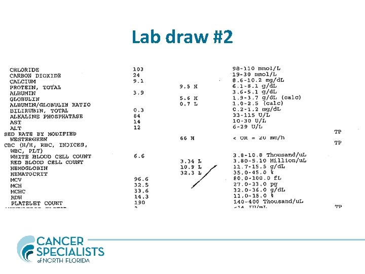 Lab draw #2 