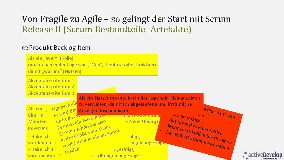 Von Fragile zu Agile – so gelingt der Start mit Scrum Release II (Scrum