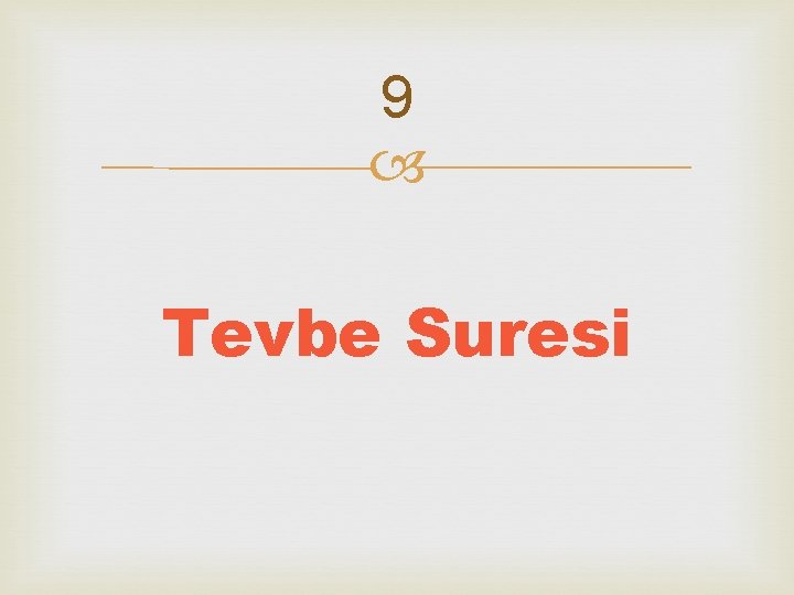 9 Tevbe Suresi 