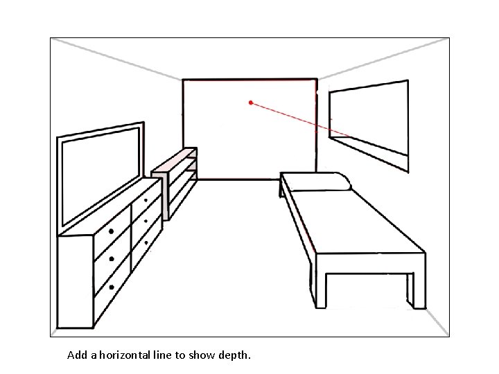 Add a horizontal line to show depth. 