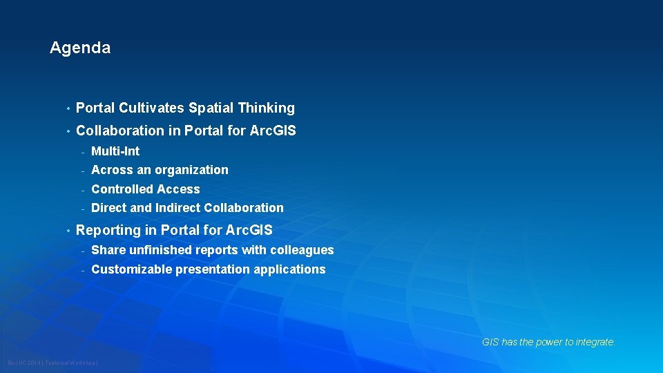 Collaboration And Reporting Using Portal For Arc Gis
