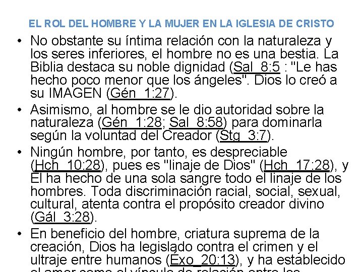 Objetivo Identificar los roles asignados por