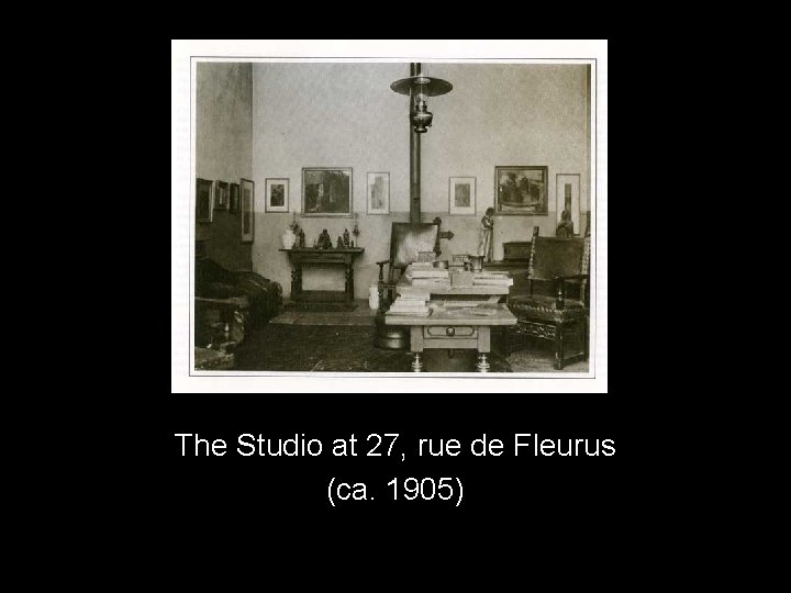 The Studio at 27, rue de Fleurus (ca. 1905) 