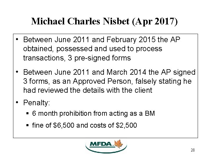 Michael Charles Nisbet (Apr 2017) • Between June 2011 and February 2015 the AP Michael Charles Nisbet (Apr 2017) • Between June 2011 and February 2015 the AP