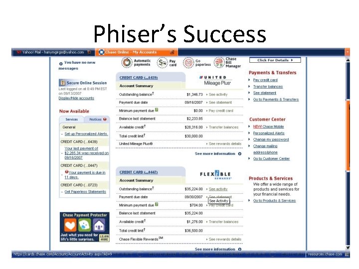 Phiser’s Success 