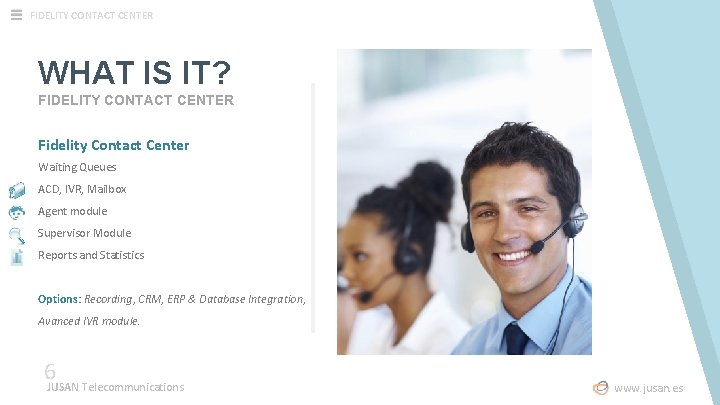 FIDELITY CONTACT CENTER WHAT IS IT? FIDELITY CONTACT CENTER Fidelity Contact Center Waiting Queues FIDELITY CONTACT CENTER WHAT IS IT? FIDELITY CONTACT CENTER Fidelity Contact Center Waiting Queues