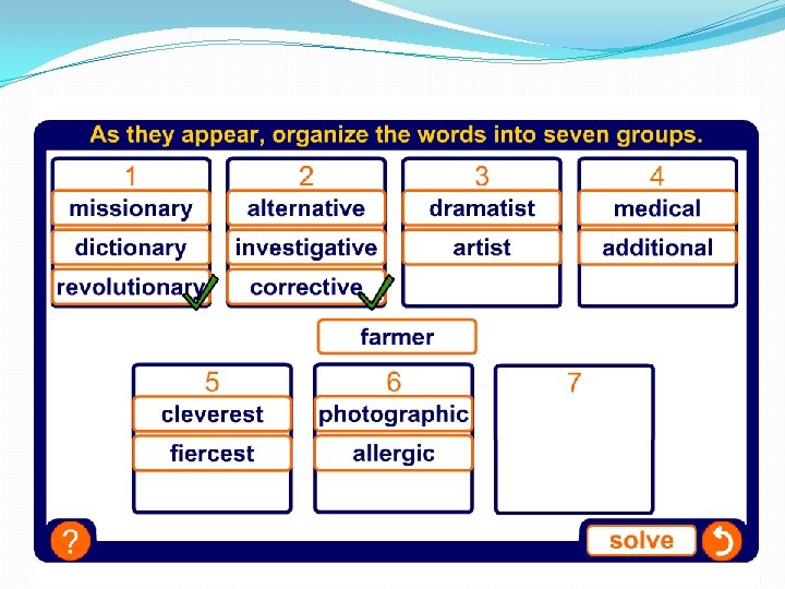 Common suffixes 12 Common suffixes 12